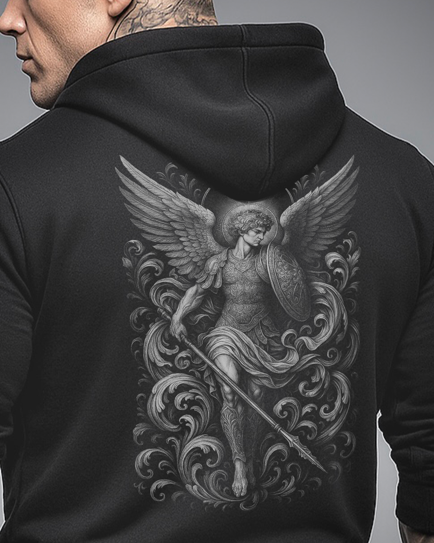 The SAINT MICHAEL Men's Pullover Hoodie