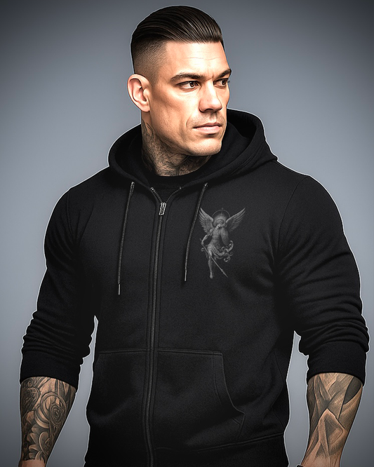 The SAINT MICHAEL Men's Zipper Hoodie