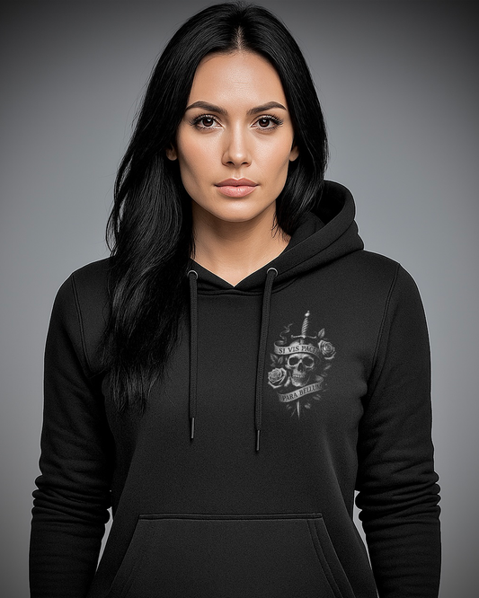The SI VIS PACEM PARA BELLUM Women's Pullover Hoodie